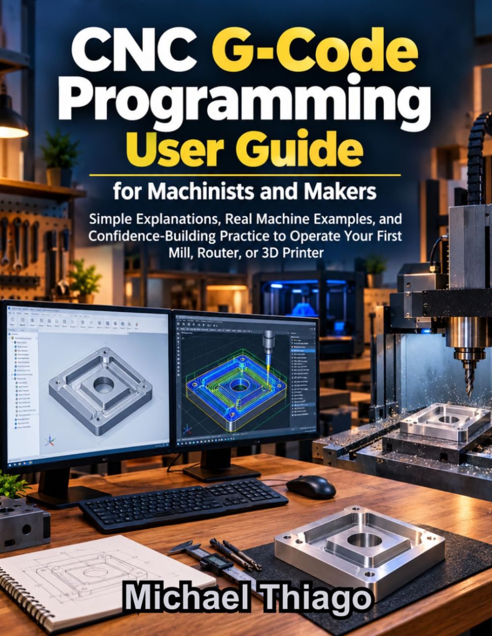 CNC G-Code Programming User Guide for Machinists and Makers: Simple Explanations, Real Machine Examples and Confidence-Building Practice to Operate Your First Mill, Router or 3D Printer baixar o livro de graça