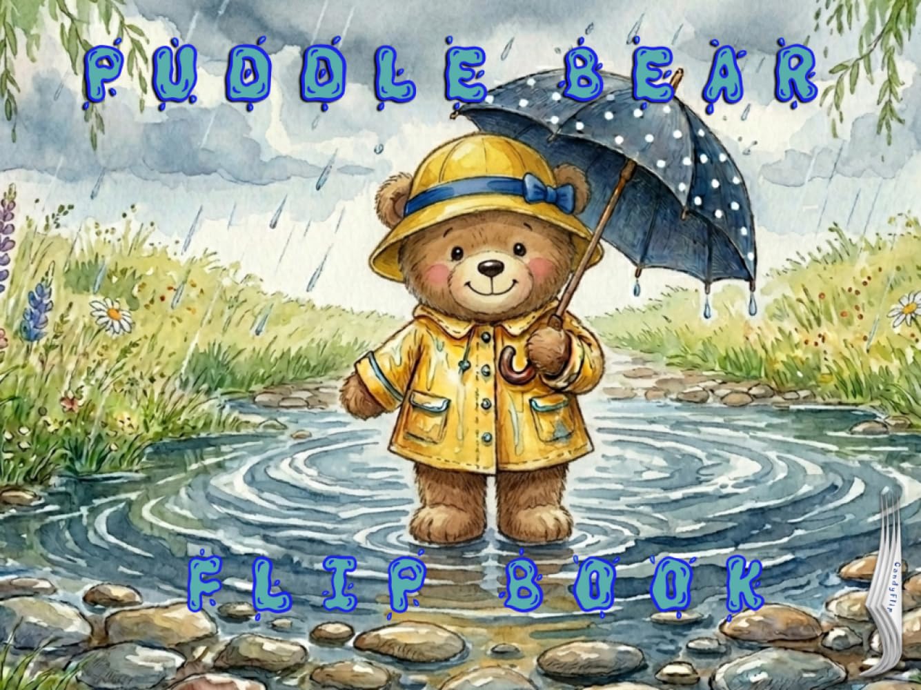 Puddle Bear Flip Book: A fun flicker book of a teddy bear's rainy walk, flip the pages to see the images animate baixar o livro de graça