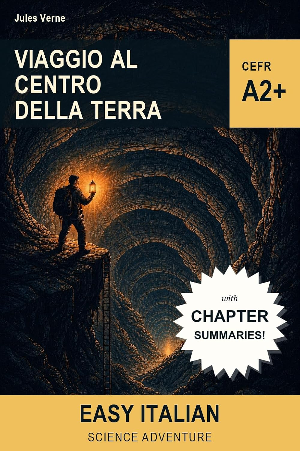 Viaggio al centro della Terra – Easy Italian Reader: Descend beneath an Icelandic volcano while building your Italian vocabulary at CEFR A2+ (Italian Edition) baixar livro de graça
