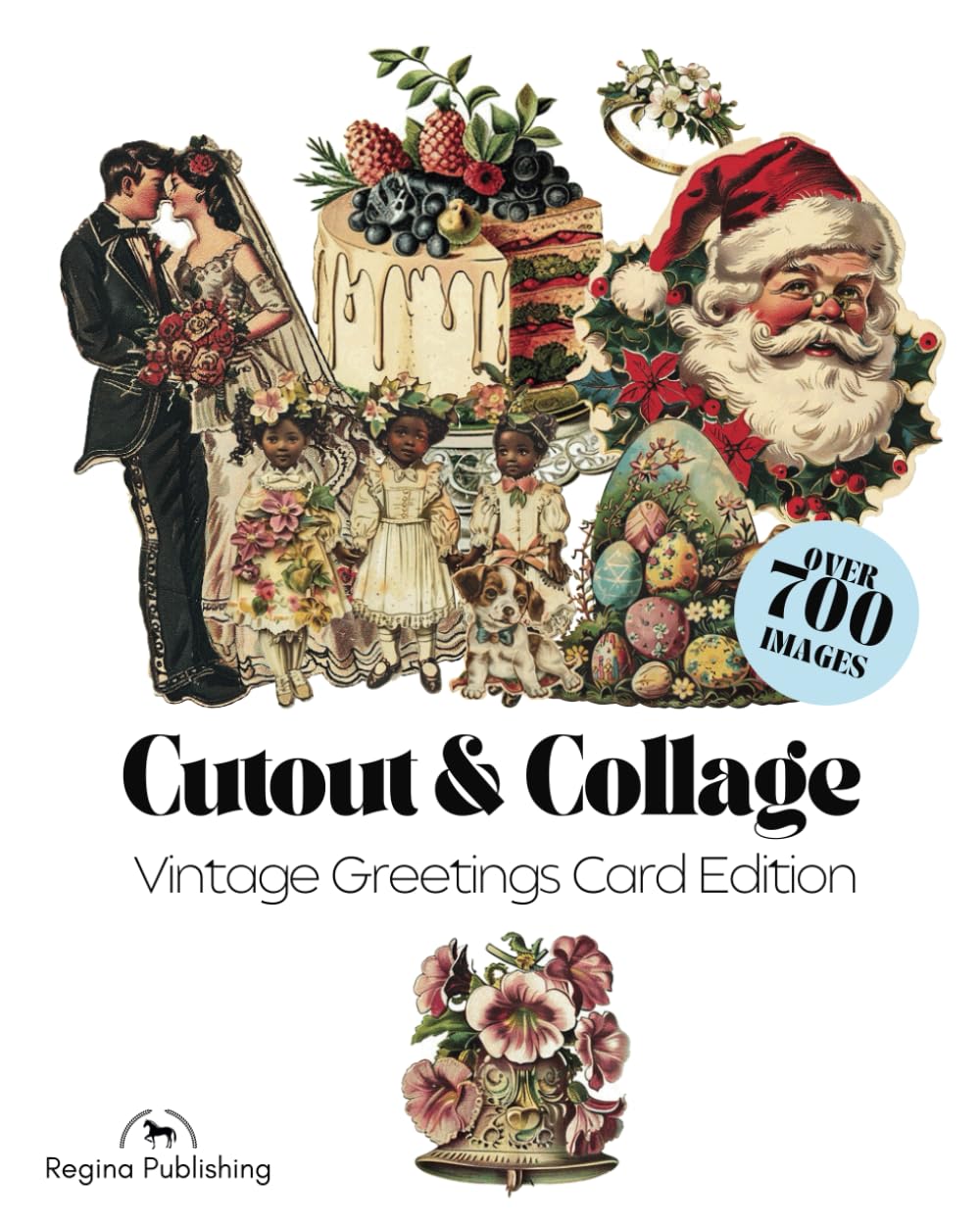 CUTOUT & COLLAGE Vintage Greetings Card Bumper Edition, 600 images for use for every occasion, card making, collage, journalling, invitation making baixar livro de graça