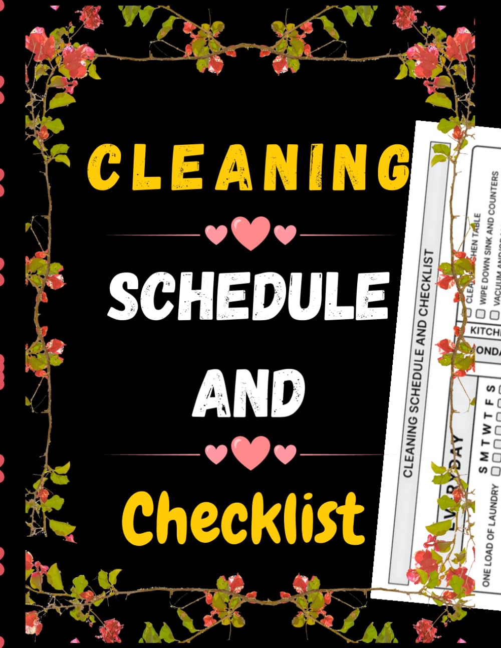 capítulo por capítulo baixar Cleaning Schedule and Checklist: Daily Weekly and Monthly Household Cleaning Schedule, Housekeeping Checklist Planner, and Organizer ( 120Pages "8.5X11" Inches )