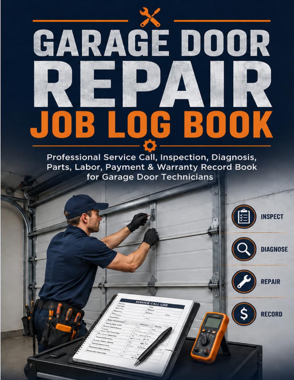 Garage Door Repair Job Log Book: Professional Service Call, Inspection, Diagnosis, Parts, Labor, Payment & Warranty Record Book for Garage Door Technicians baixar o livro de graça