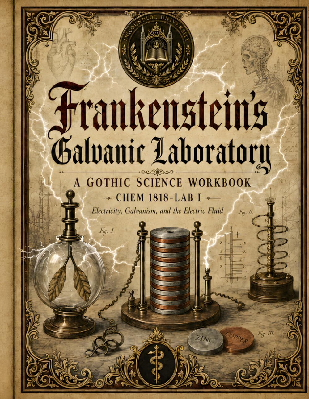 ler totalmente Frankenstein's Galvanic Laboratory: A Gothic Science Workbook