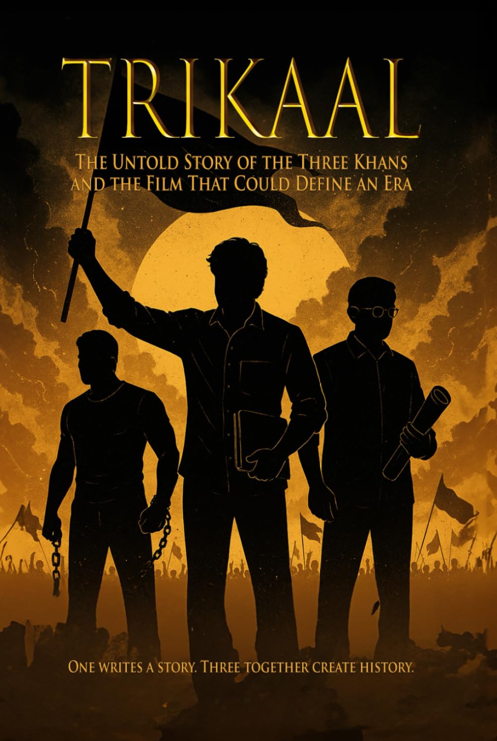 ler totalmente Trikaal: The Untold Story of the Three Khans and the Film That Could Define an Era