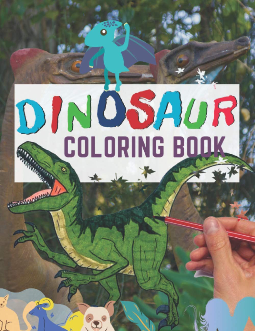 ler totalmente Dinosaur: Coloring books for kids ages 4-8, Great Gift for Boys & Girls, Creative edge dinosaur outline Coloring Pages, 8.5x11" 100 Pages Dinosaur coloring books Lover