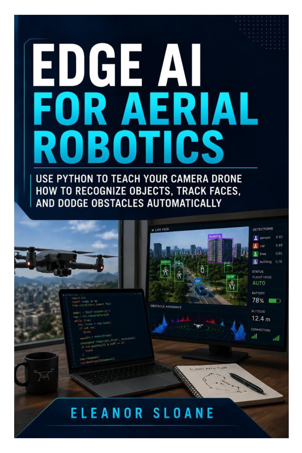 capítulo por capítulo baixar Edge AI for Aerial Robotics: Use Python to teach your camera drone how to recognize objects, track faces, and dodge obstacles automatically