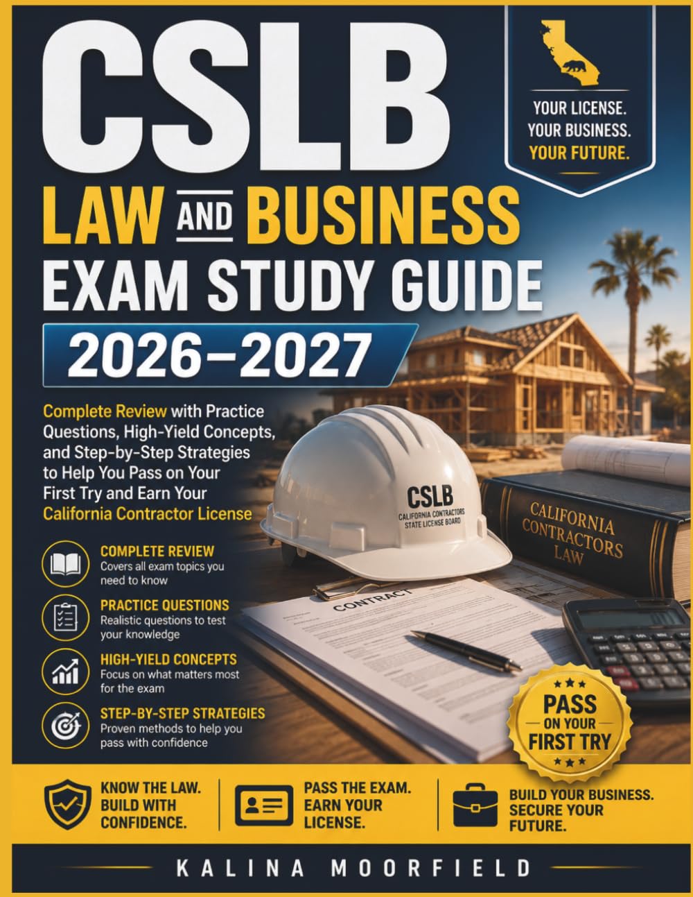 CSLB Law and Business Exam Study Guide 2026–2027: Complete Review with Practice Questions, High-Yield Concepts, and Step-by-Step Strategies to Help... and Earn Your California Contractor License baixar livro de graça