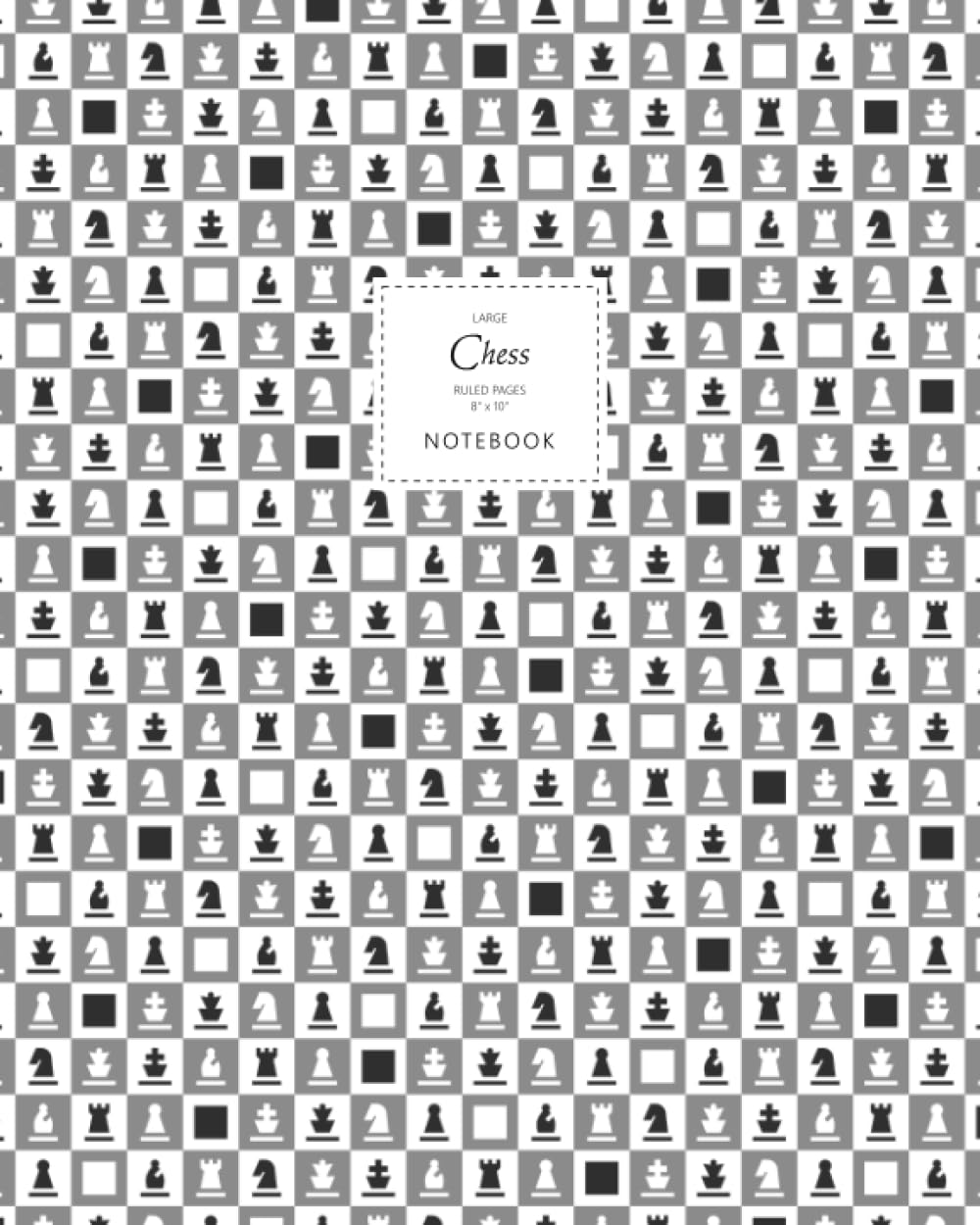 ler totalmente Chess Notebook - Ruled Pages - 8x10 - Large: (White Edition) Fun Notebook 192 ruled/lined pages (8x10 inches / 20.3x25.4 cm / Large Jotter)