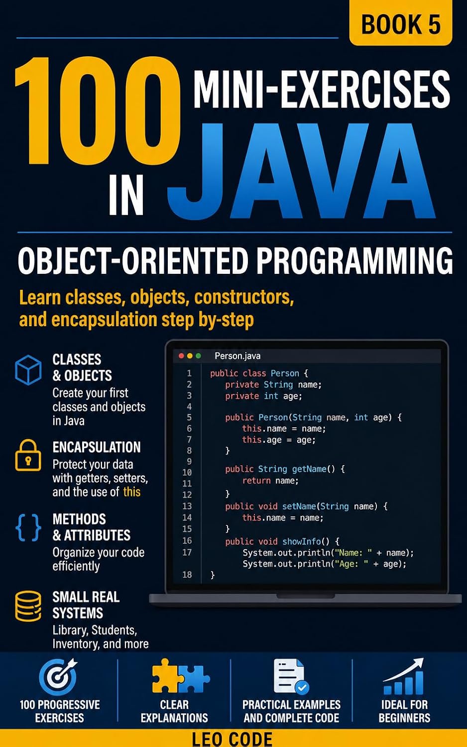 capítulo por capítulo baixar 100 Java Mini Exercises: Object-Oriented Programming-BOOK 5-: The ideal volume to strengthen your Java learning and prepare for the next step: working... lists such as Array (English Edition)