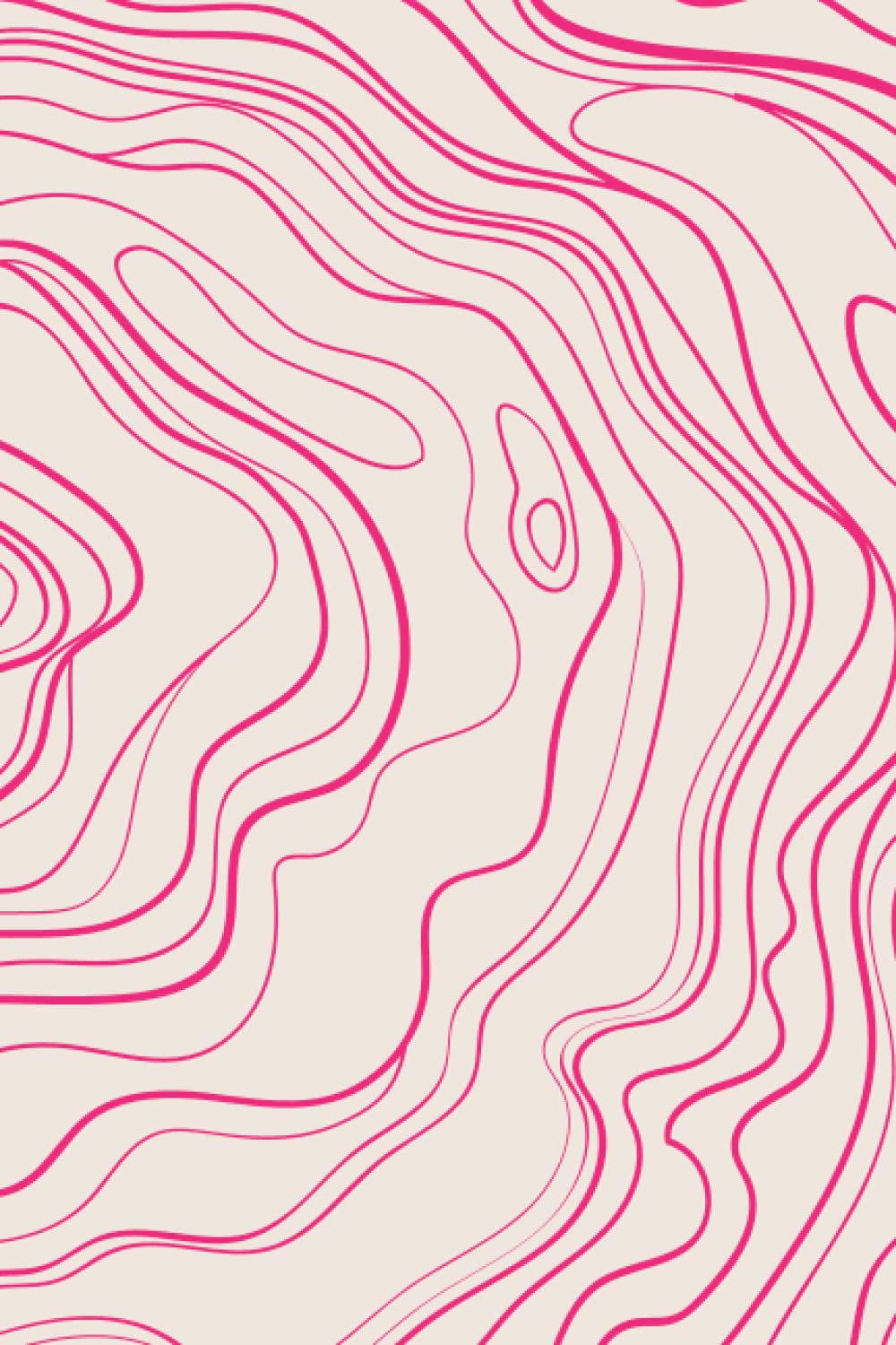 capítulo por capítulo baixar Cute Pink Topography Pattern: 10 pages 6 x 9 lined Journal for Writing, Diary, Notebook (Pink abstract wavy lines))
