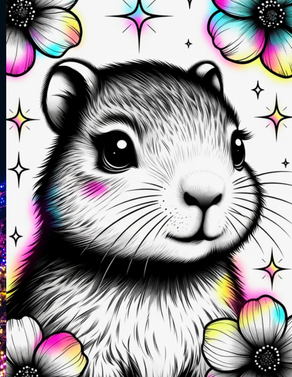 A4 Graph Notebook – Cute Baby Capybara Neon Cover: Grid Journal for Math, School, Science & Notes: Large A4 Graph Notebook with Square Grid Pages –... Drawing & Technical Work (Portuguese Edition) baixar livro de graça