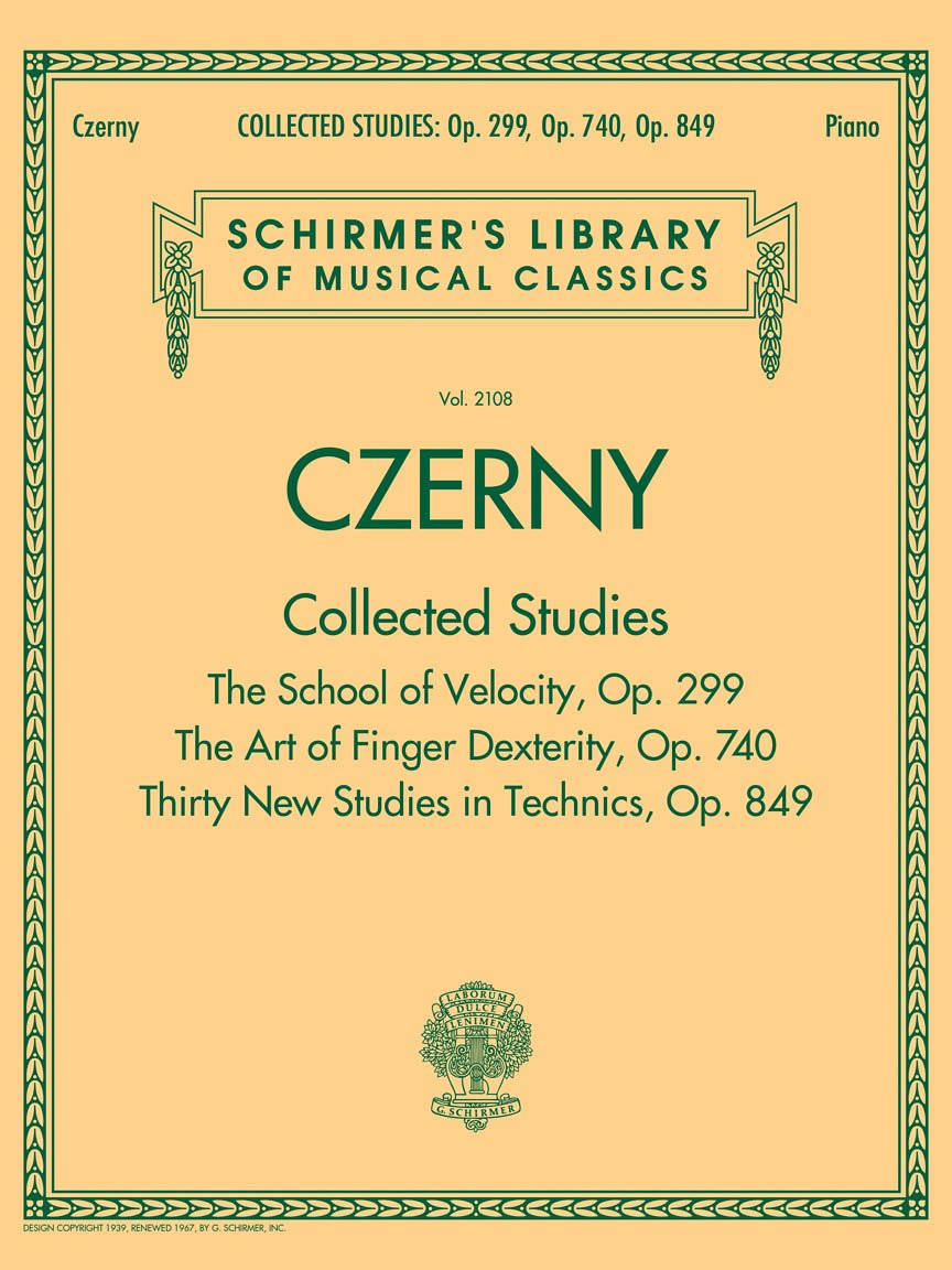 Czerny: Collected Studies - Op. 299, Op. 740, Op. 849: Schirmer Library of Classics Volume 2108 baixar o livro de graça
