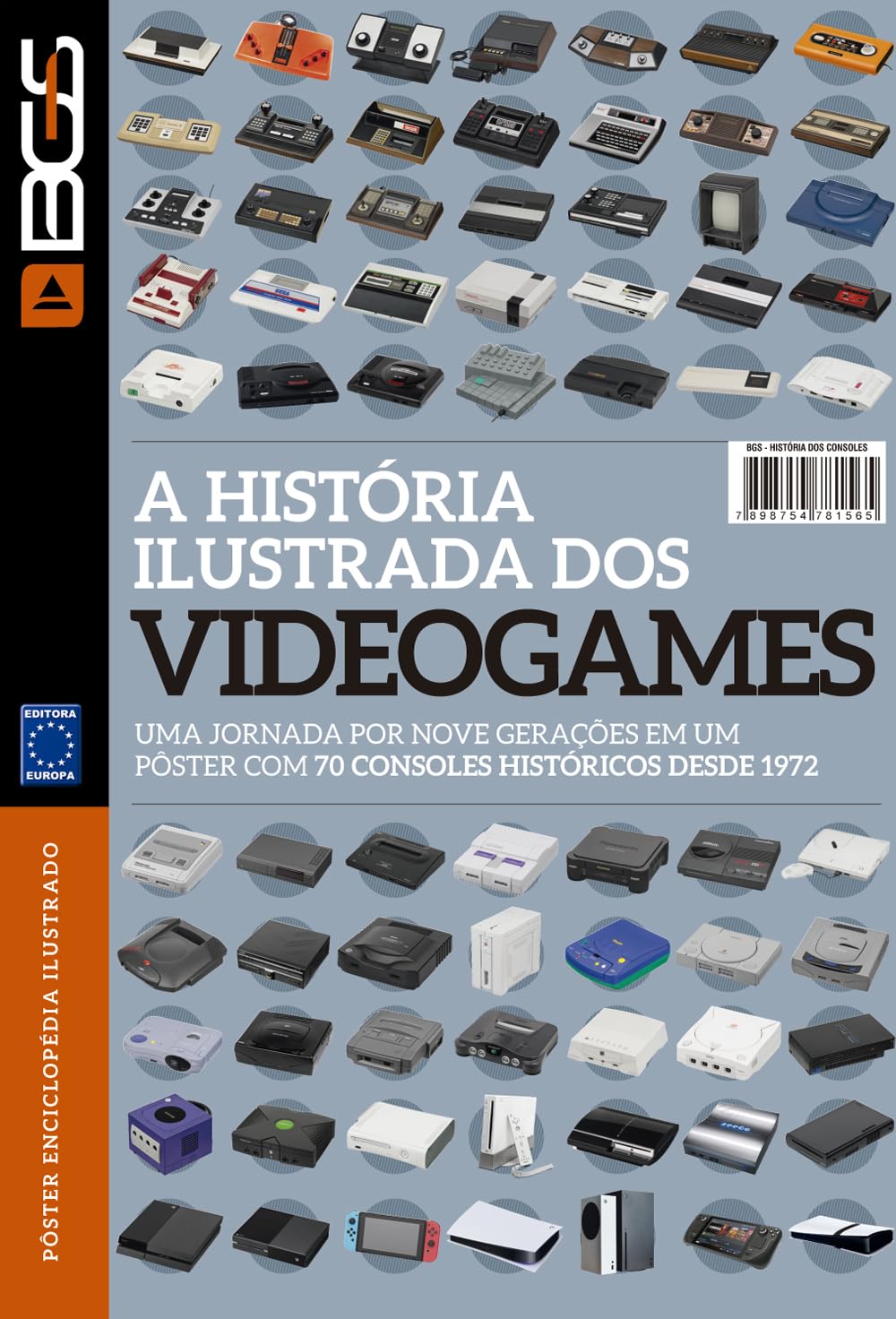 A História Ilustrada dos Videogames - Edição 2024 - Superpôster BGS
