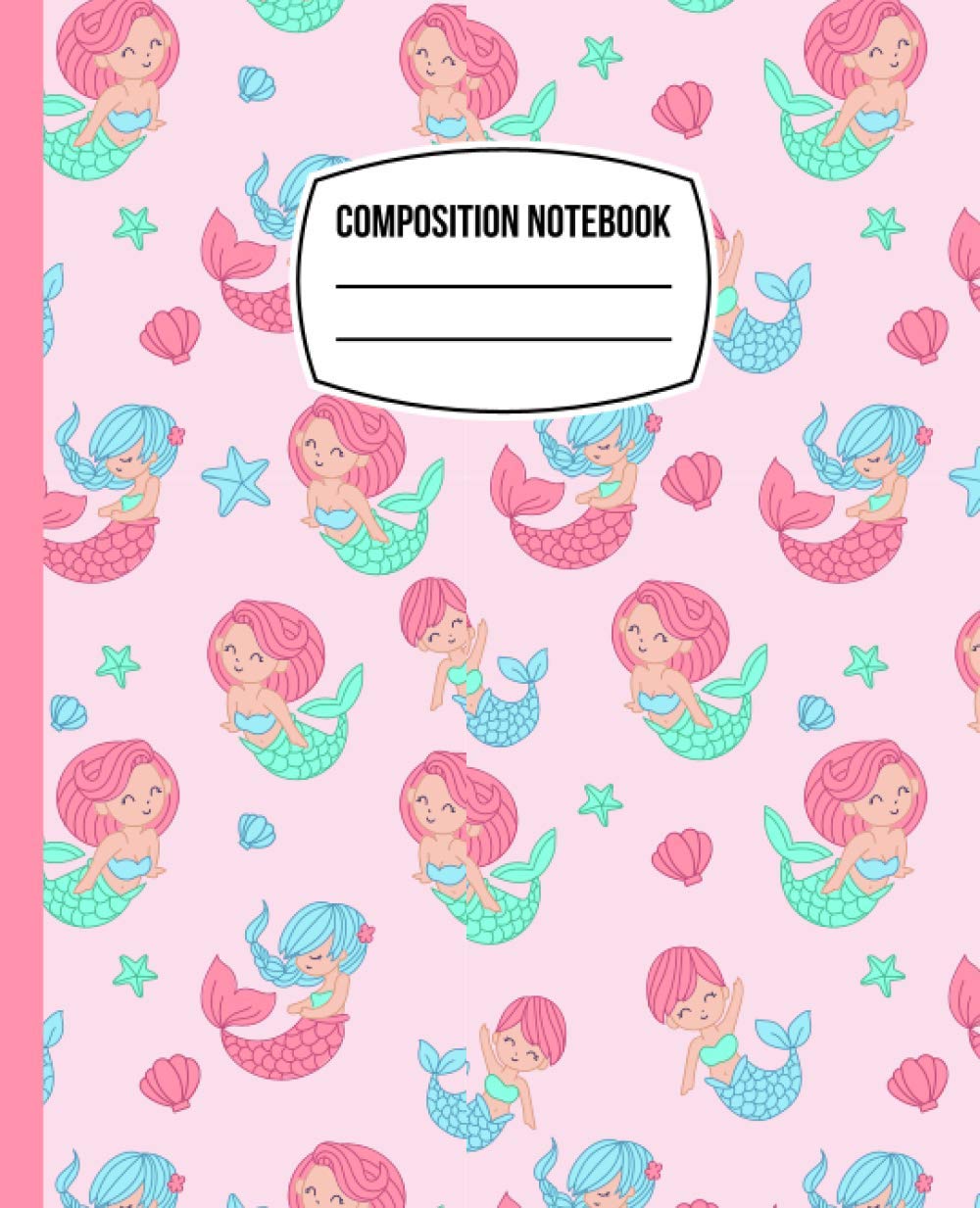 Composition Notebook: Personalized Cute Pink Mermaid Pattern Notebook For Kids Girls Boys With Teacher Daily Writing Important Notes Teacher and Home Office baixar livro de graça