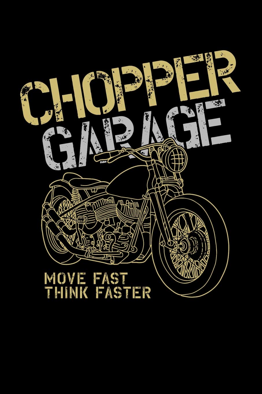 ler totalmente Chopper Garage: 110 Page, Wide Ruled 6 X 9 Blank Lined Journal