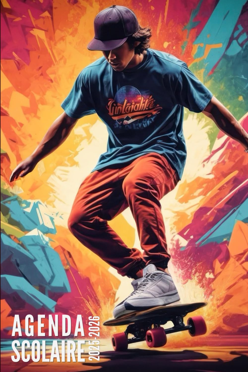 Agenda Scolaire 2025 2026: Skateboard - Pour Étudiants, Primaire, Collège et Lycée | De Septembre 2025 à Août 2026 (French Edition) baixar livro de graça