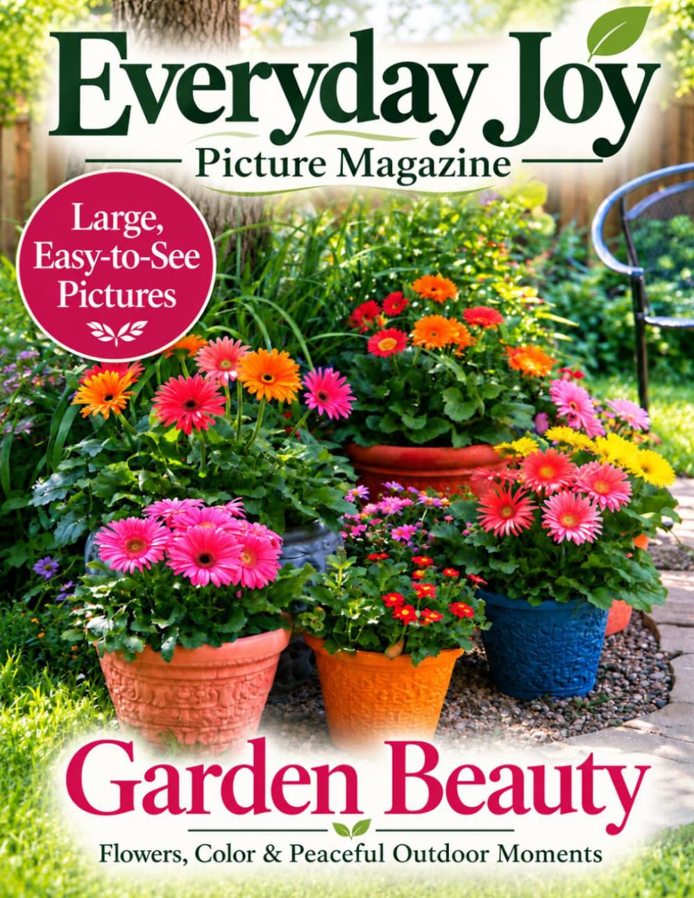 Garden Beauty Everyday Joy Picture Magazine Large Pictures: A Calming Picture Magazine (8.5"x11") with Colorful Large Flower Images for Elderly, Seniors and Dementia and Alzheimer’s Patients baixar livro de graça
