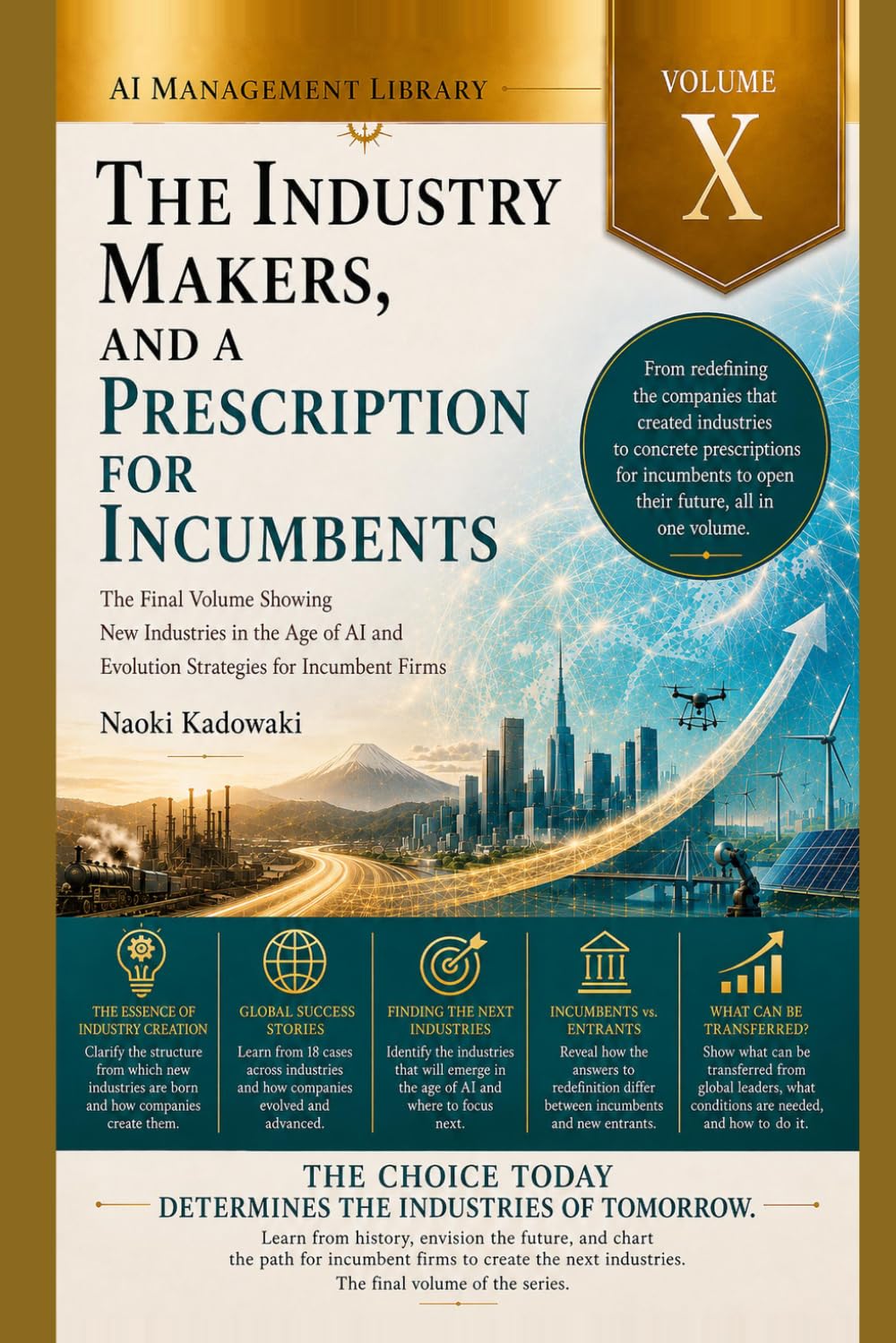 ler totalmente THE INDUSTRY MAKERS, AND A PRESCRIPTION FOR INCUMBENTS: The Final Volume Showing New Industries in the Age of AI and Evolution Strategies for Incumbent Firms (AI Management Library)