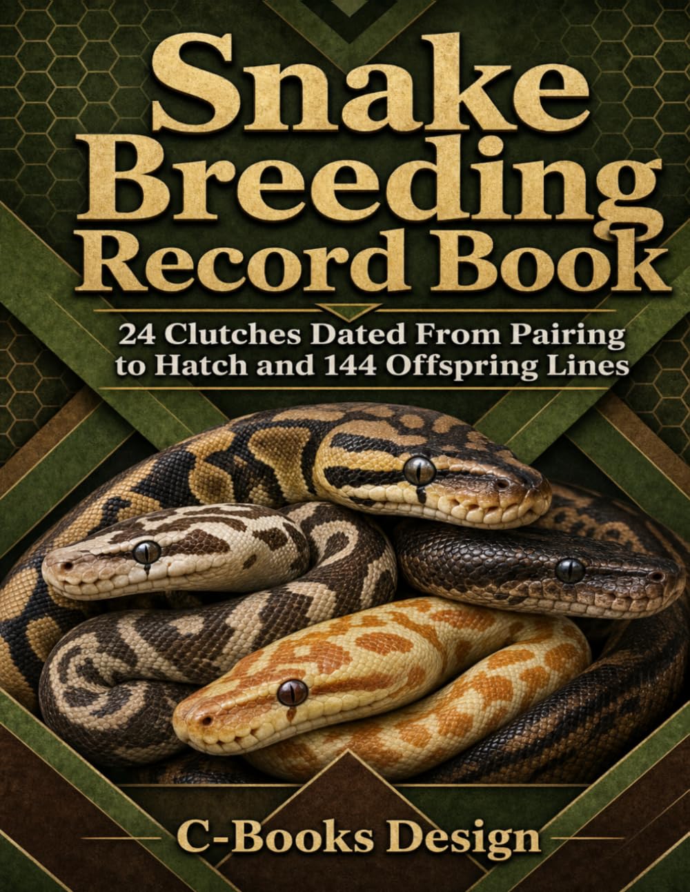 Snake Breeding Record Book: 24 Clutches Dated From Pairing to Hatch and 144 Offspring Lines baixar o livro de graça