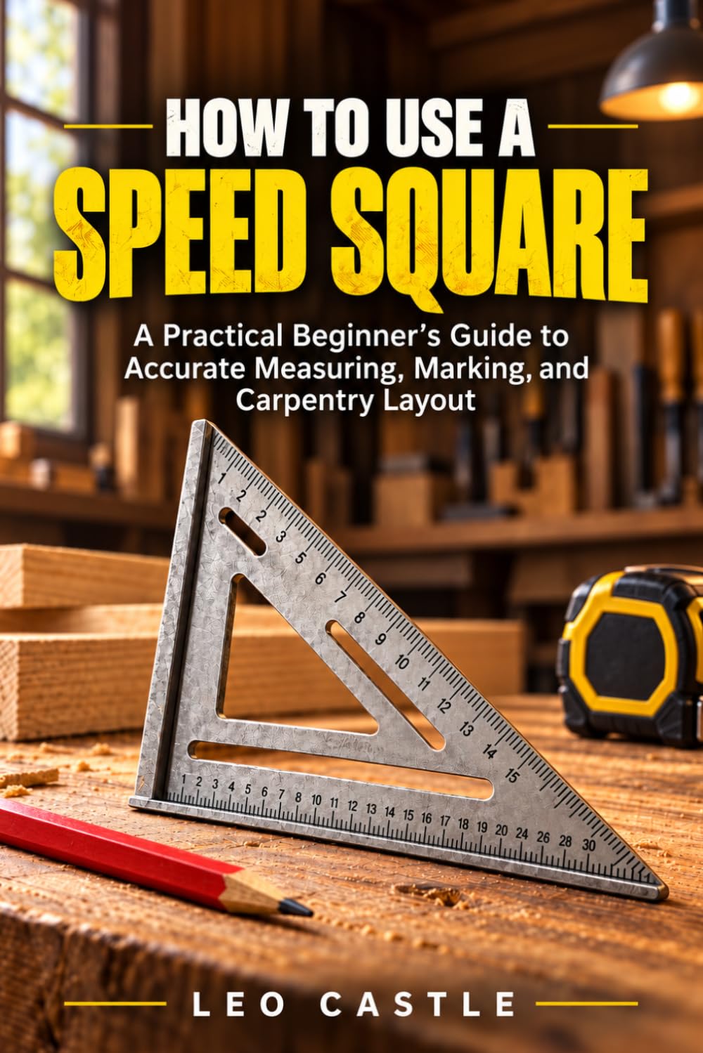 ler totalmente How to use a Speed Square: A Practical Beginner's Guide to Accurate Measuring, Marking, and Carpentry Layout