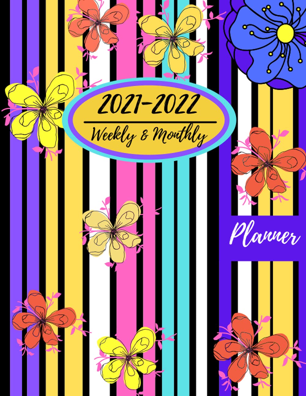 2021-2022 Planner Weekly & Monthly: Undated Planner Weekly and Monthly/Motivational Planner for women baixar livro de graça