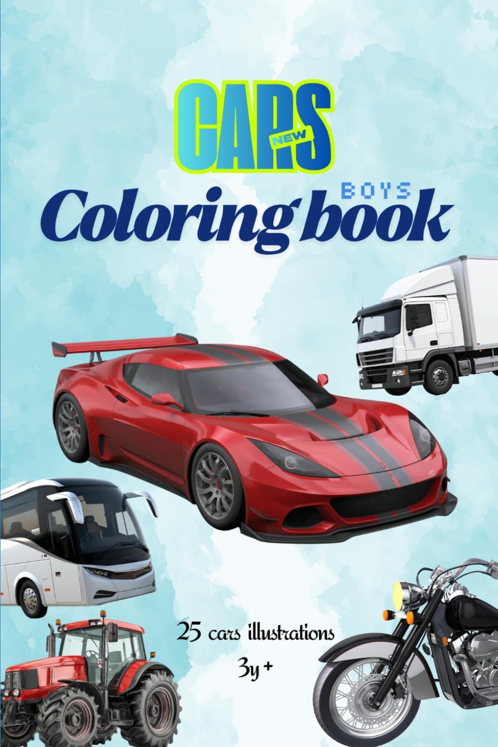 CARS - coloring book for boys