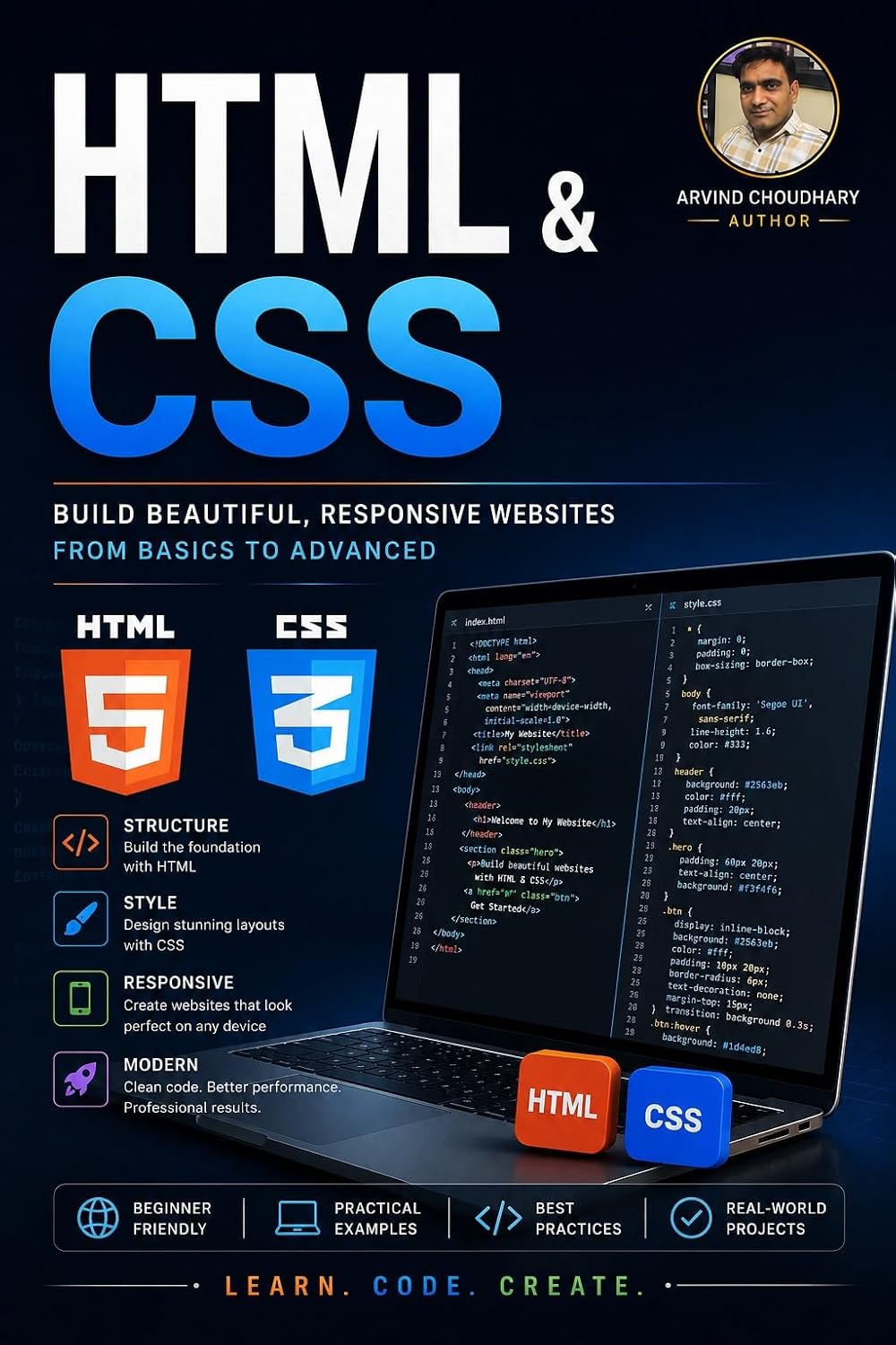 capítulo por capítulo baixar HTML and CSS Programming: A Complete Guide to Web Development, Responsive Design, HTML5, CSS3, Front-End Programming and Real-World Projects (English Edition)