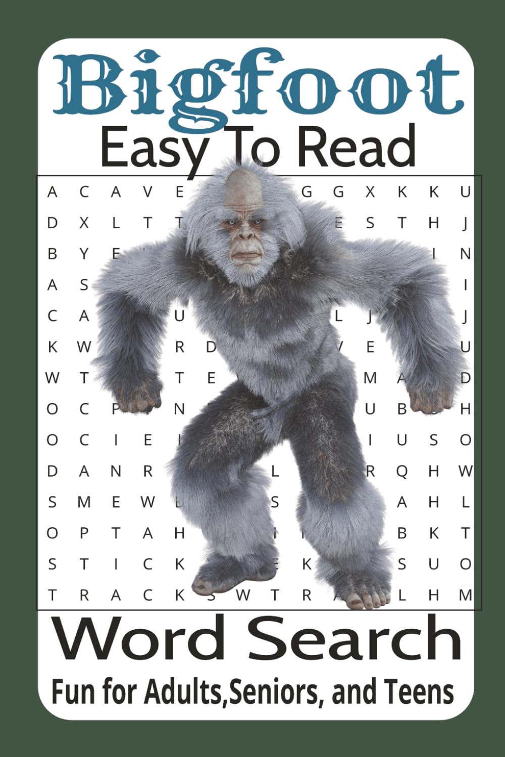 Bigfoot Word Search Puzzle Book: Word Searches with Easy to Read Print abou Bigfoot, Camping, Sasquatch, and More | 6x9 inches, 110 pages | 50+ puzzles … Gift for Vacations, Holidays, and Free Time baixar livro de graça