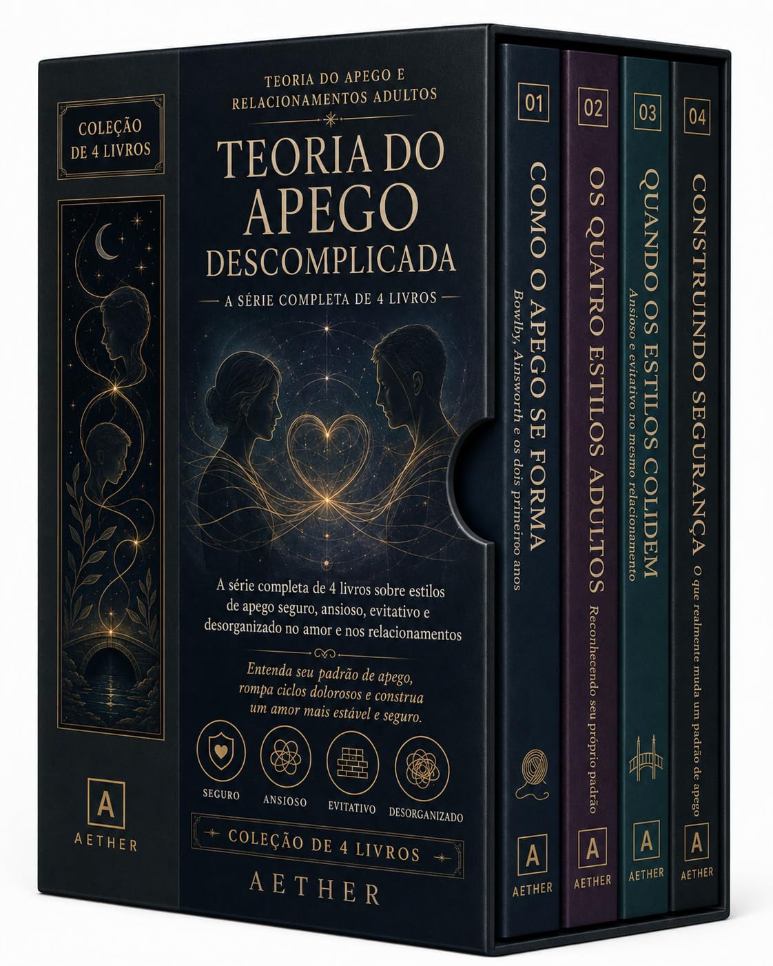 Teoria do apego descomplicada - A série completa de 4 livros sobre os estilos de apego seguro, ansioso, evitativo e desorganizado no amor e nos relacionamentos baixar livro de graça