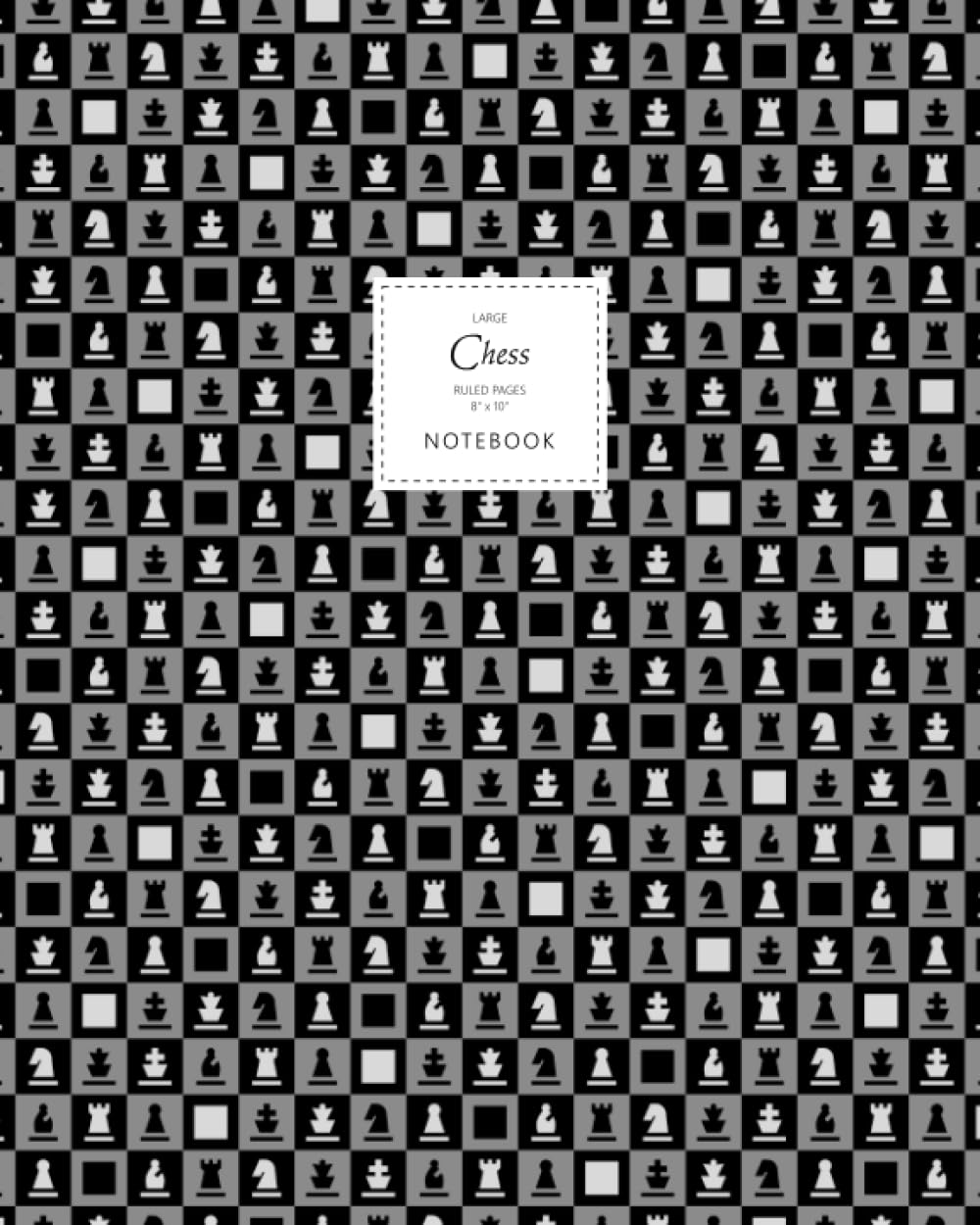 capítulo por capítulo baixar Chess Notebook - Ruled Pages - 8x10 - Large: (Black Edition) Fun Notebook 192 ruled/lined pages (8x10 inches / 20.3x25.4 cm/Large Jotter)