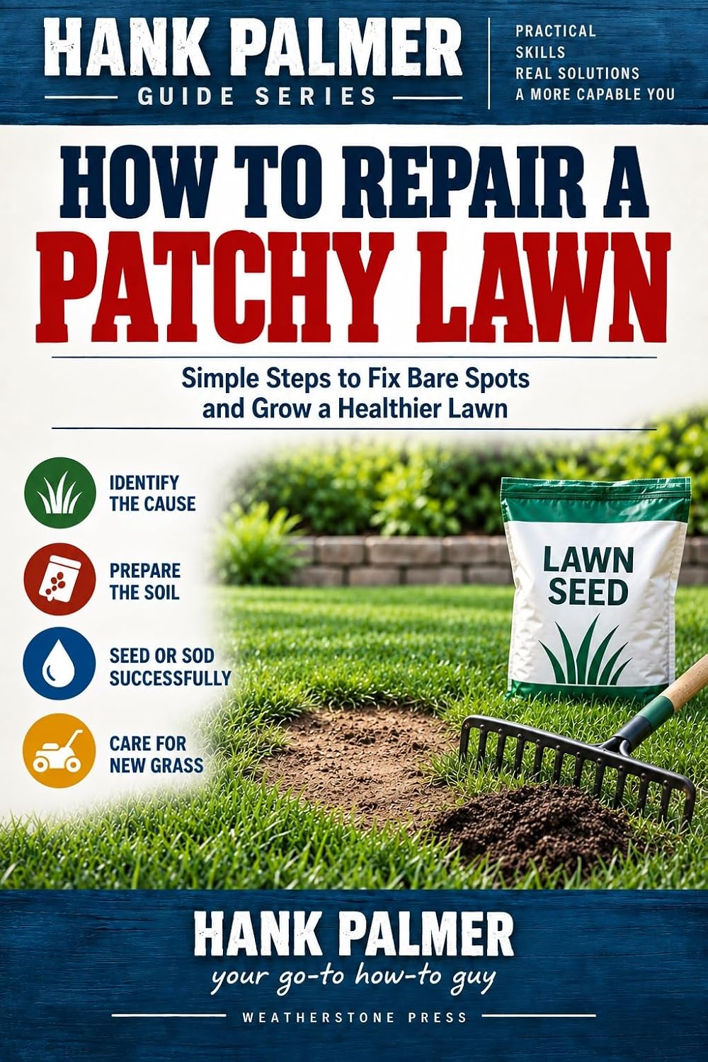 ler totalmente How to Repair a Patchy Lawn: Simple Steps to Fix Bare Spots and Grow a Healthier Lawn (The Hank Palmer Practical How-To Series) (English Edition)