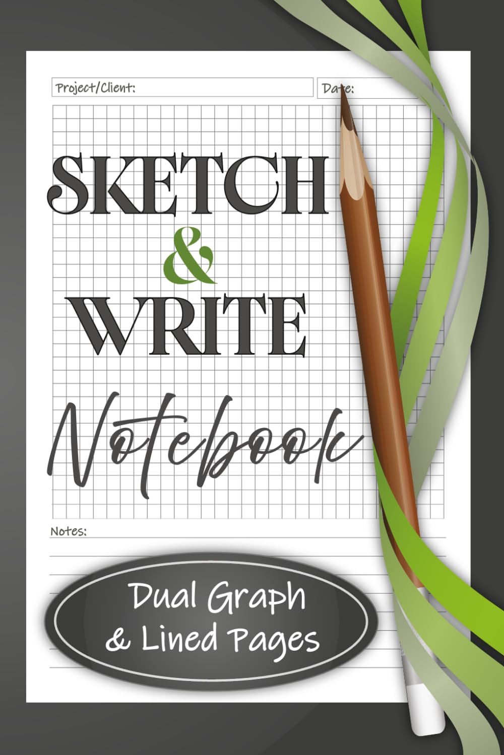 Sketch & Write Notebook: Dual Graph & Lined Pages (6 x 9) for Creative Brainstorming, Design Development, Renderings & Project Planning baixar o livro de graça