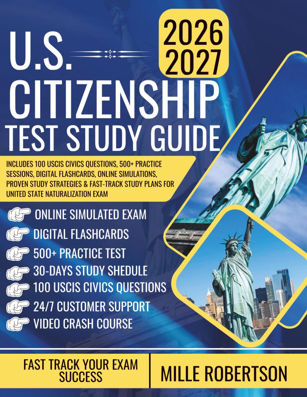 capítulo por capítulo baixar U.S. CITIZENSHIP TEST STUDY GUIDE: Includes 100 USCIS Civics Questions, 500+ Practice Sessions, Digital Flashcards, Online Simulations, Proven Study... Plans for United State Naturalization Exam