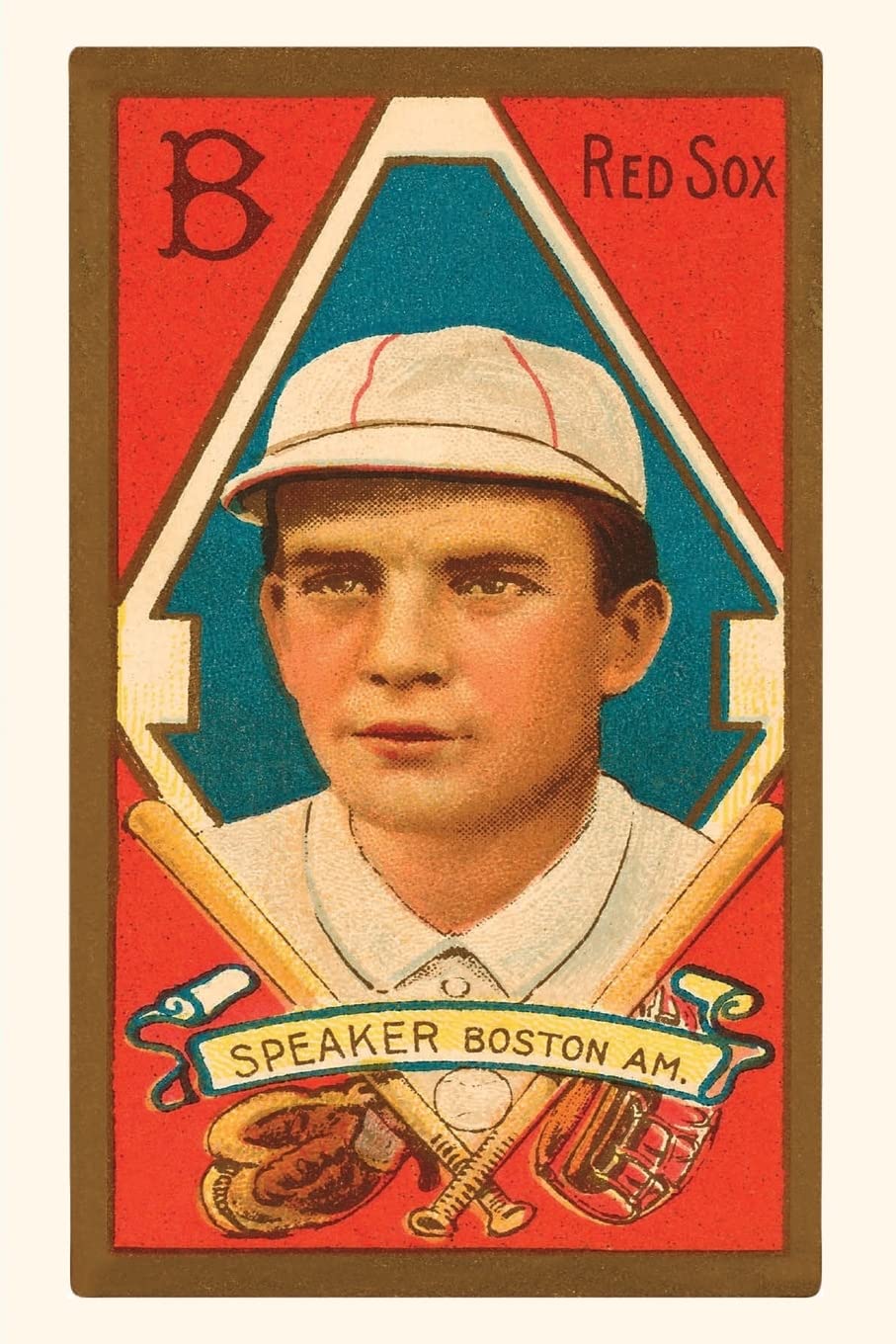 ler totalmente Vintage Journal Early Baseball Card, Tris Speaker