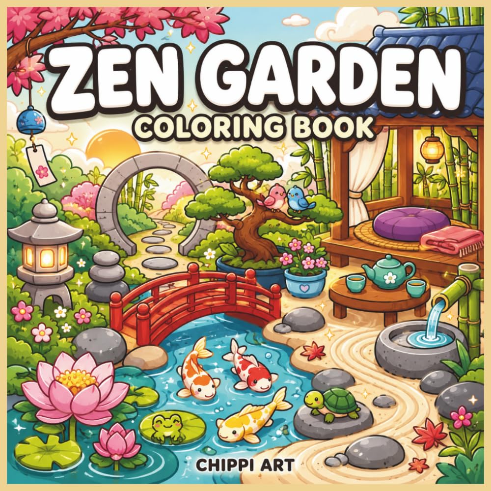 capítulo por capítulo baixar Zen Garden: Cozy, Bold & Easy Designs for Relaxation, Mindfulness, Stress Relief, and Peaceful Moments (Gentle Healing Coloring Series)
