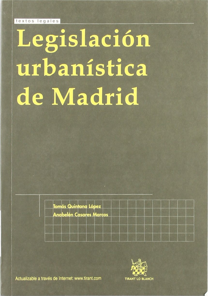 Legislación urbanística de Madrid baixar livro de graça