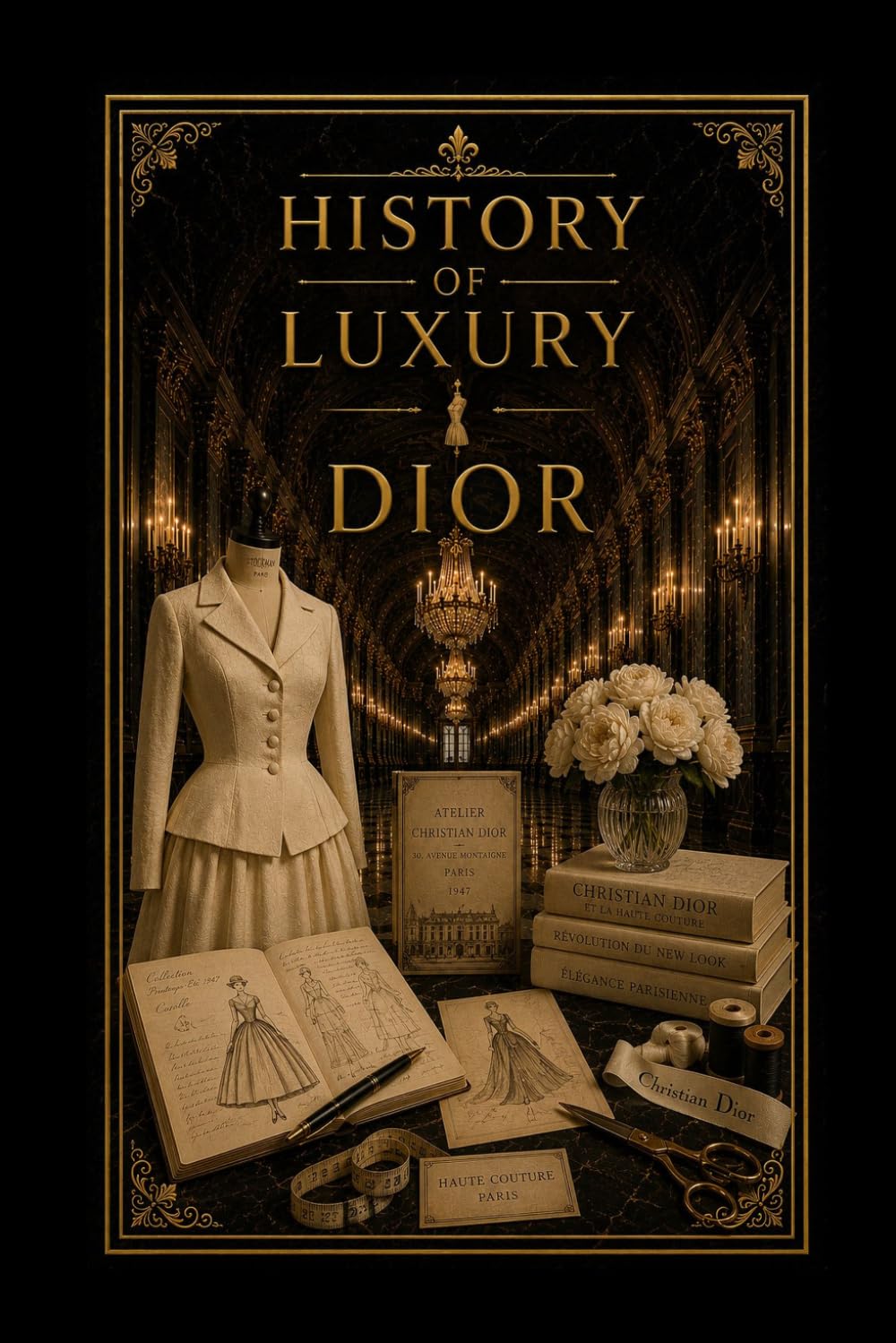 capítulo por capítulo baixar History of Luxury: Dior: From the New Look Revolution to Haute Couture Icon — The Complete Story of Christian Dior, Timeless Elegance & the Maison That Redefined Fashion