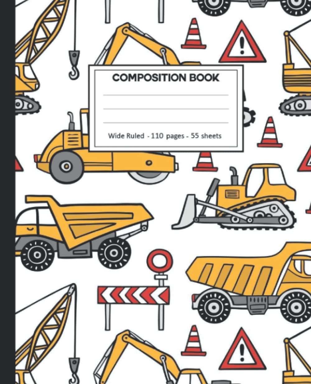 ler totalmente Composition Notebook: Trucks Wide Ruled Blank Lined Composition Book Journal (7.5 x 9.25 in) Cute Notebooks for Girls Teens Kids School Planner Diary Writing Notes.