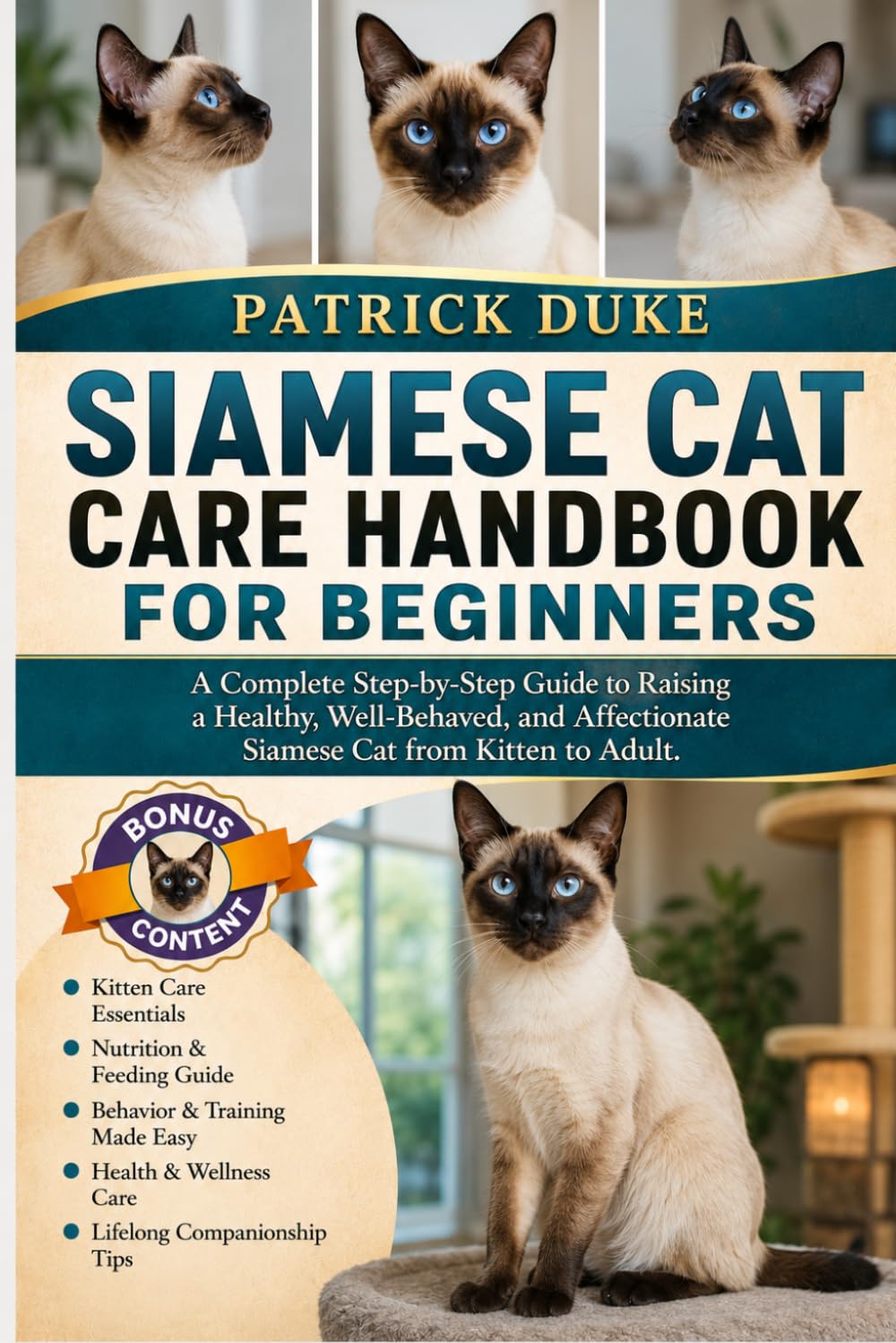 capítulo por capítulo baixar Siamese Cat Care Handbook for Beginners: A Complete Step-by-Step Guide to Raising a Healthy, Well-Behaved, and Affectionate Siamese Cat from Kitten to Adult.