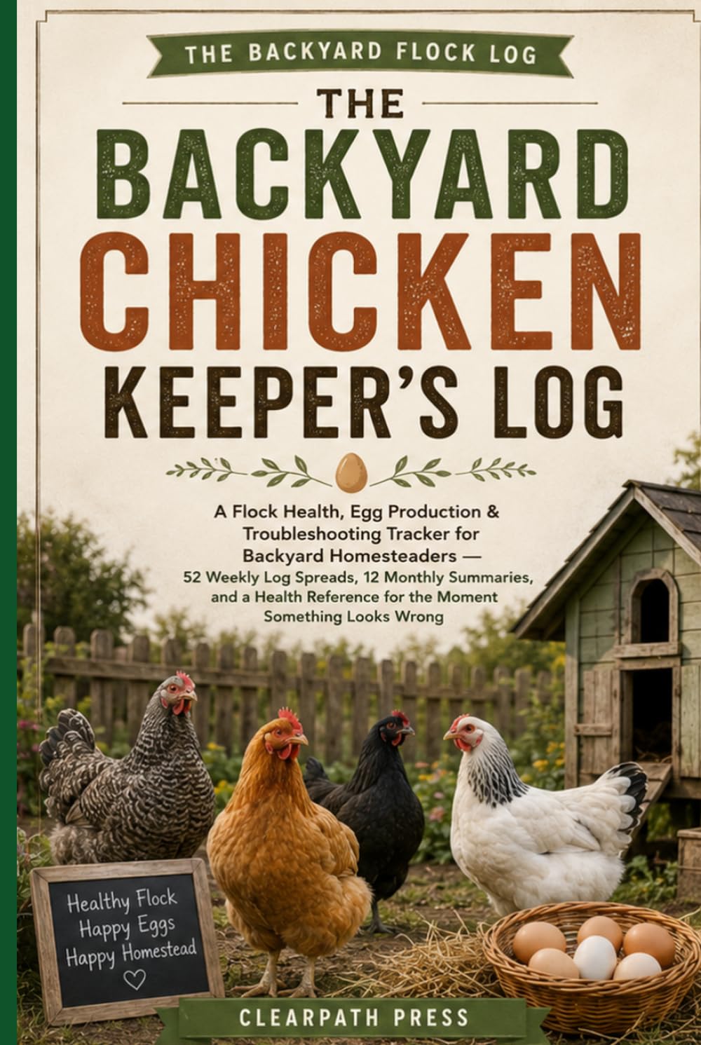 capítulo por capítulo baixar The Backyard Chicken Keeper's Log: A Flock Health, Egg Production & Troubleshooting Tracker for Backyard Homesteaders — 52 Weekly Log Spreads, 12... for the Moment Something Looks Wrong