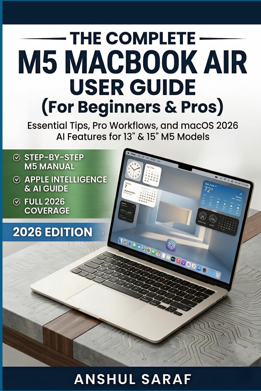 The M5 MacBook Air User Guide for Beginners & Pros: The Complete Step-by-Step Manual to Master Apple Intelligence, AI Features, and the New Base 512GB... Time-Saving Tricks, and Hidden Shortcuts. baixar o livro de graça