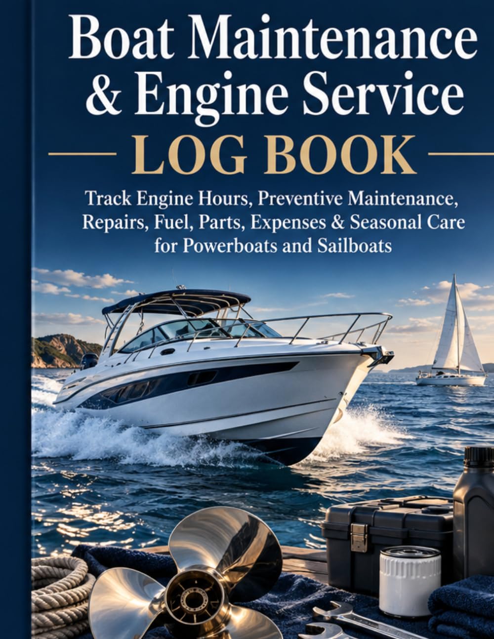 ler totalmente Boat Maintenance & Engine Service Log Book: Track Engine Hours, Preventive Maintenance, Repairs, Fuel, Parts, Expenses & Seasonal Care for Powerboats and Sailboats