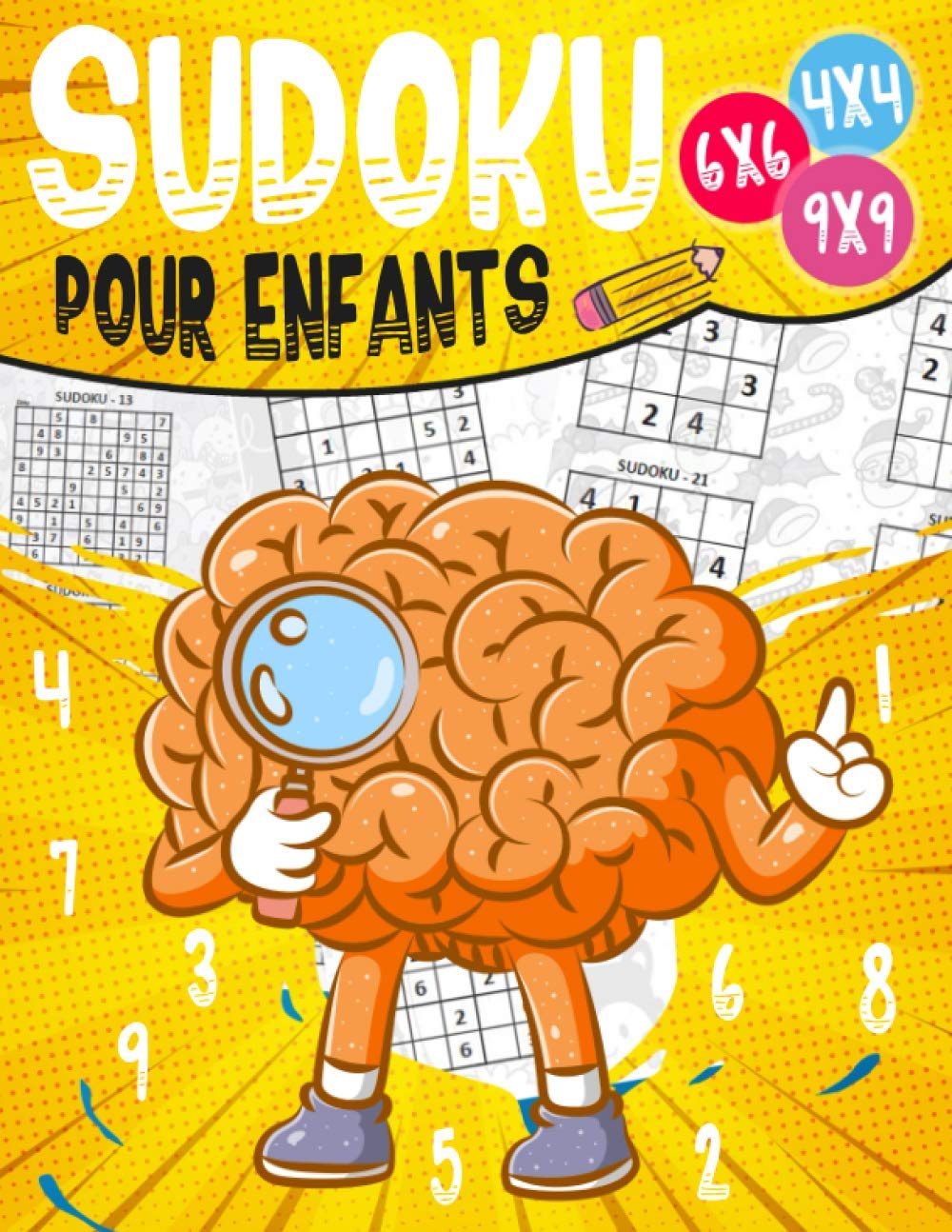 Sudoku pour enfants: jouer en famille avec plus de 200 grilles de sudoku niveau facile à difficile avec instructions et solutions, Pour garçons et filles baixar livro de graça