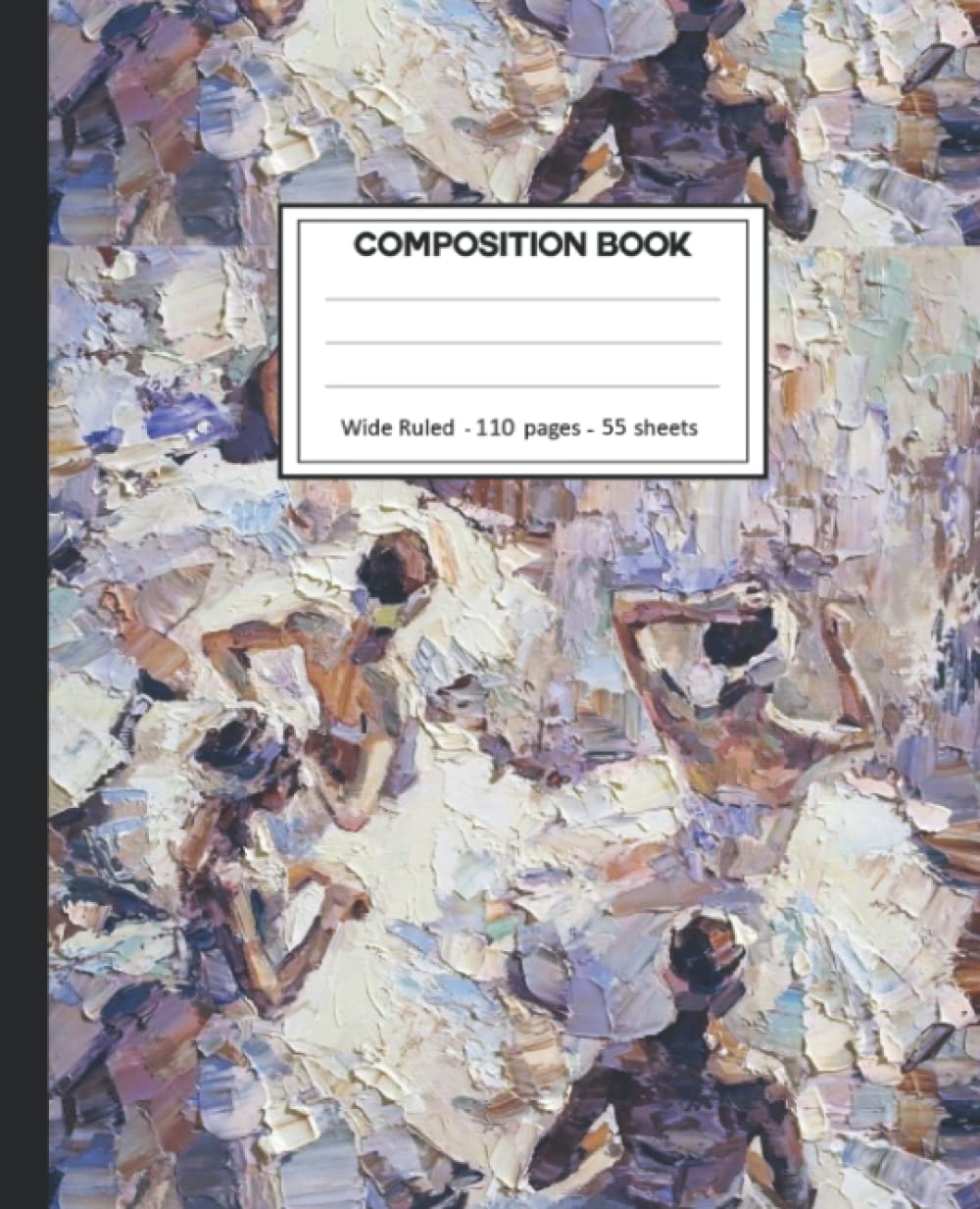 capítulo por capítulo baixar Composition Notebook: College Ruled: 110+ Lined Pages Writing Journal: Ballet on White.