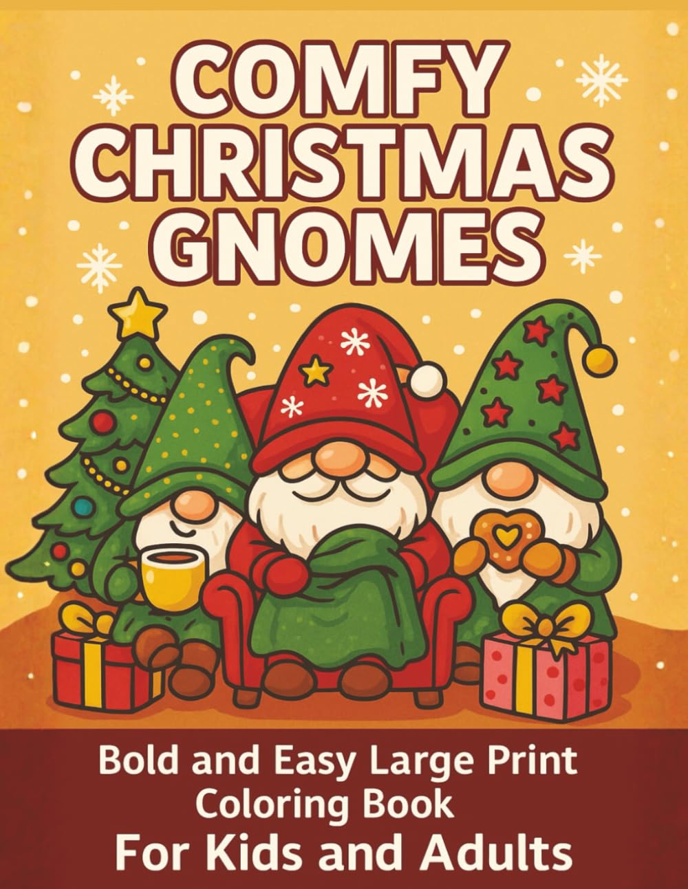 capítulo por capítulo baixar Comfy Christmas Gnomes: Bold and Easy Large Print Coloring Book For Kids and Adults, 55 Relaxing Coloring Pages with Adorable Gnomes For Kids, Adults,... Gnomes Coloring Books For Kids and Adults)