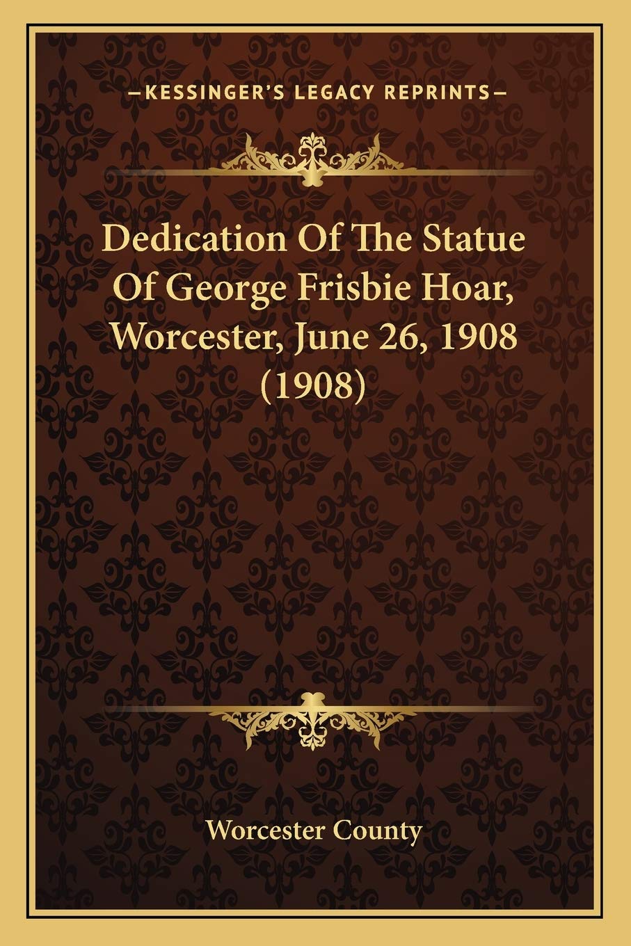 capítulo por capítulo baixar Dedication Of The Statue Of George Frisbie Hoar, Worcester, June 26, 1908 (1908)