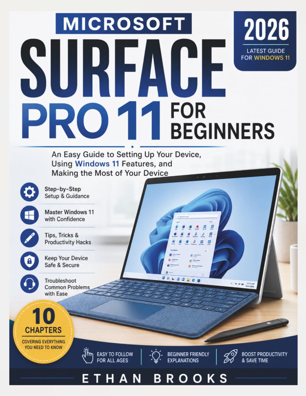 ler totalmente Microsoft Surface Pro 11 for Beginners 2026: An Easy Guide to Setting Up Your Device, Using Windows 11 Features, and Making the Most of Your Device