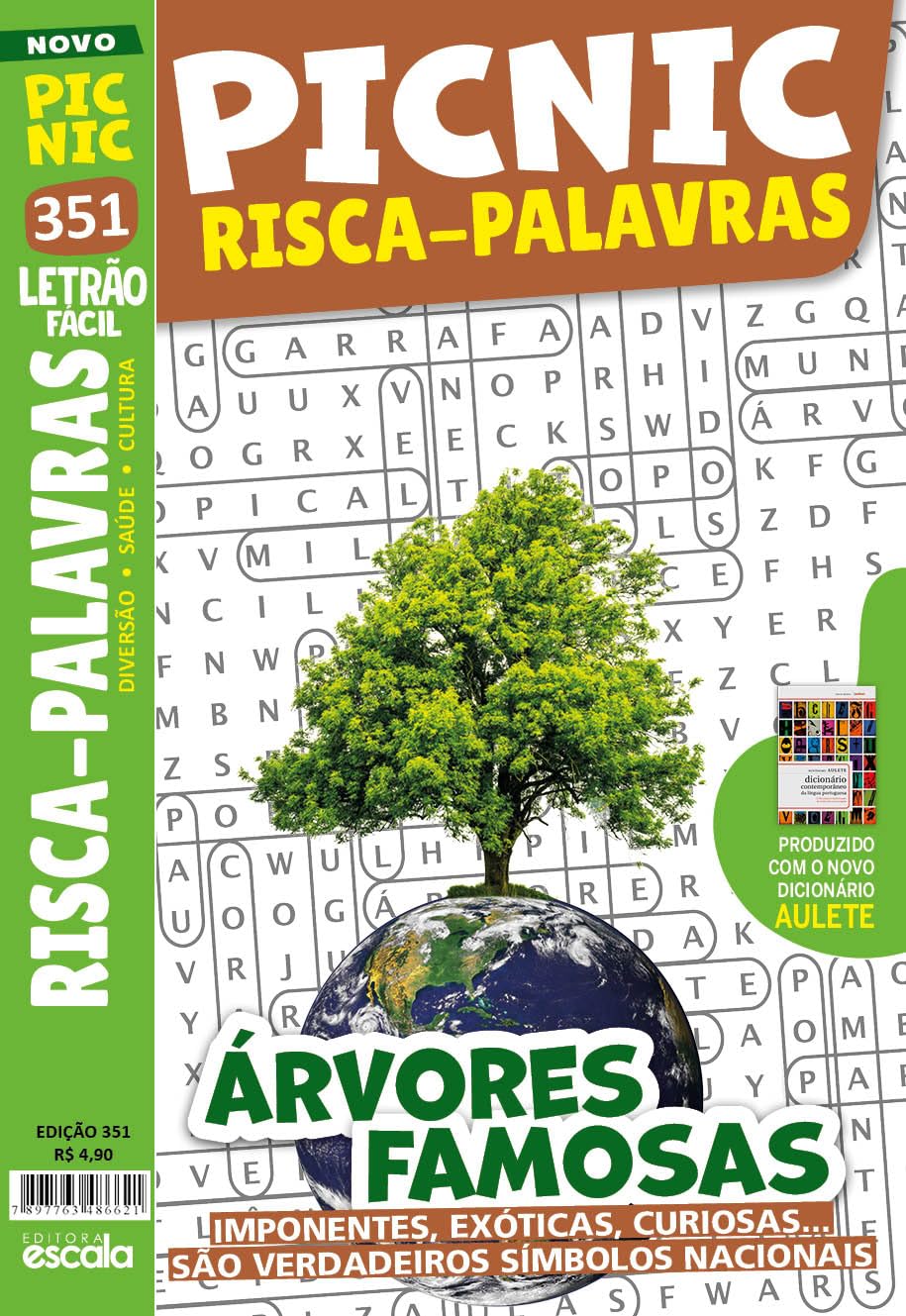 Picnic Risca-Palavras - Letrão - Fácil: 351 - árvores Famosas baixar livro de graça