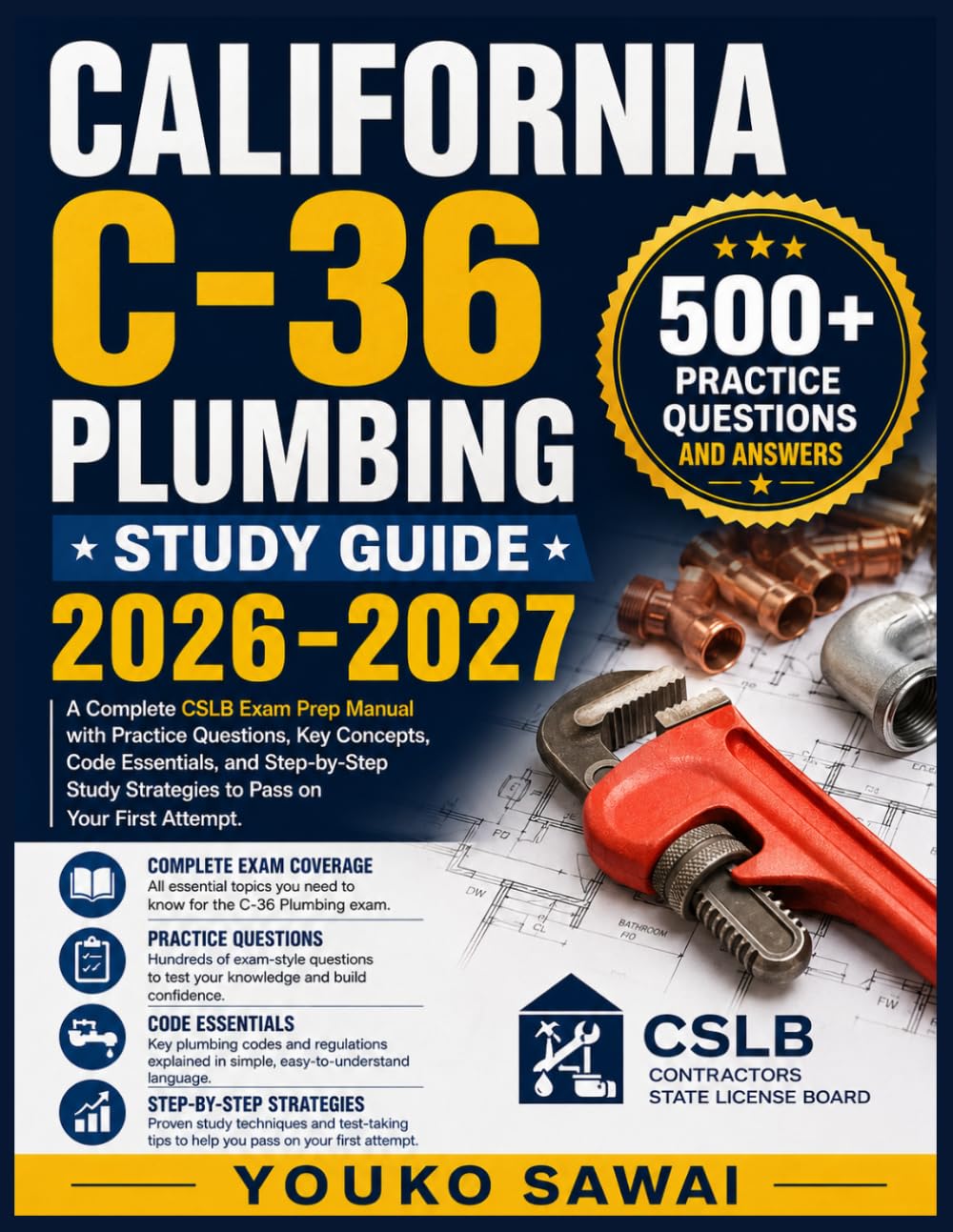 capítulo por capítulo baixar CALIFORNIA C-36 PLUMBING STUDY GUIDE 2026-2027: A Complete CSLB Exam Prep Manual with Practice Questions, Key Concepts, Code Essentials, and Step-by-Step Study Strategies to Pass on Your First Attempt