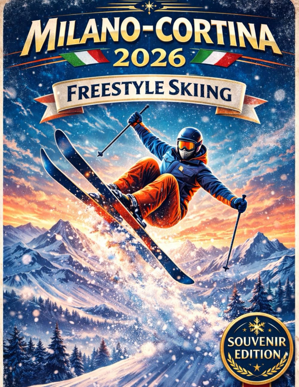 ler totalmente Milano–Cortina 2026: Freestyle Skiing (Vintage Alpine Games Series)